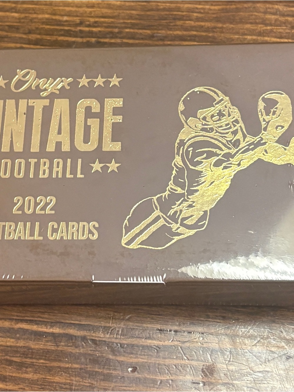 2022 Onyx Football sealed box 2 autos per box
